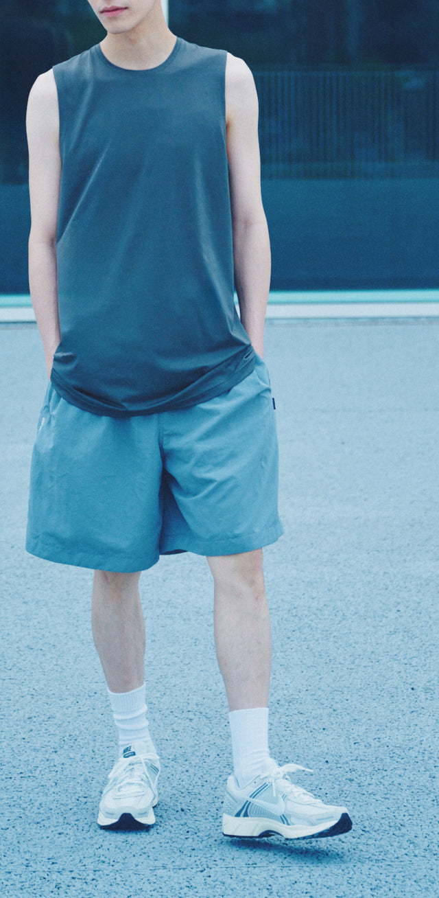 SEIZE BASIC - TECH TANK TOP - CEMENT GREY