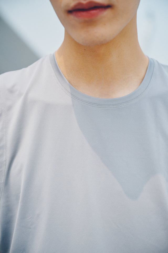 SEIZE BASIC - TECH TANK TOP - TAUPE GREY