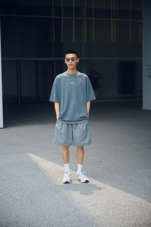 SEIZE - TECH 2 TUCK BOARD SHORTS - CLOUD GREY