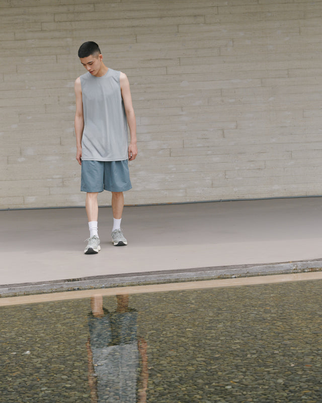SEIZE BASIC - TECH TANK TOP - SLATE GREY