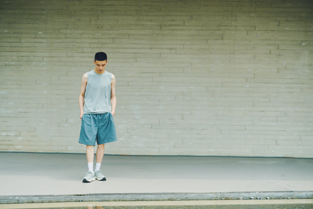 SEIZE - TECH 2 TUCK BOARD SHORTS - LAKE GREY