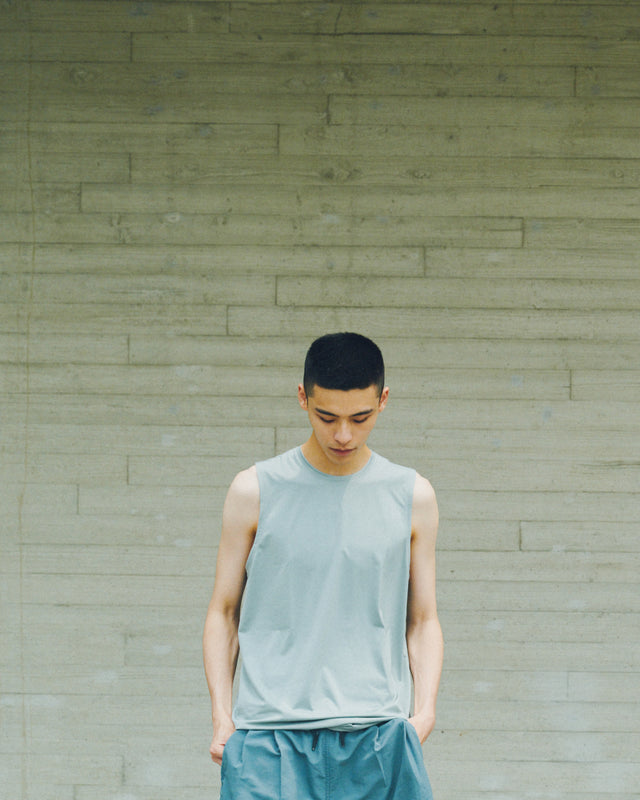 SEIZE BASIC - TECH TANK TOP - SLATE GREY