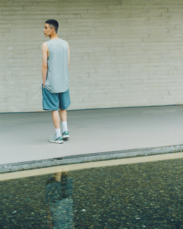 SEIZE BASIC - TECH TANK TOP - SLATE GREY