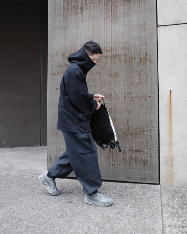 SEIZE - WAFFLE HALF ZIP PULLOVER - METRO OCEAN