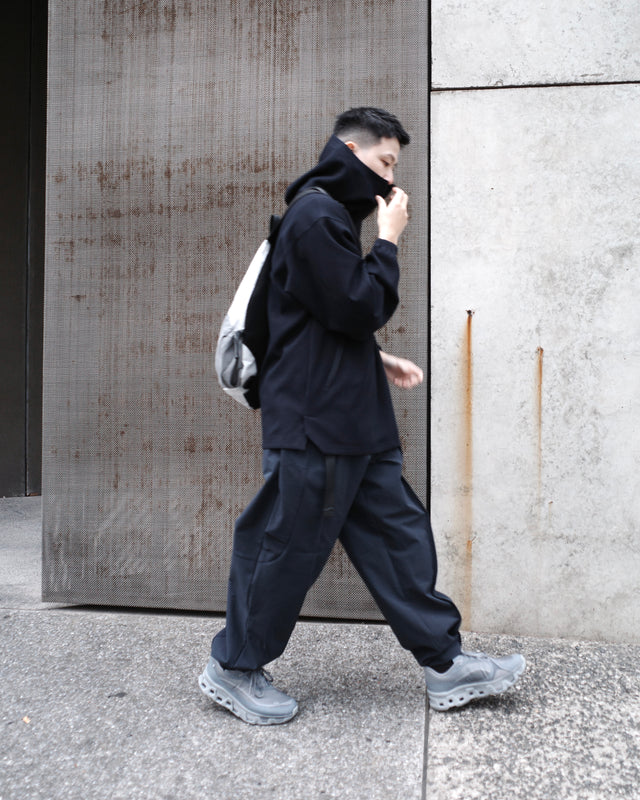 SEIZE - WAFFLE HALF ZIP PULLOVER - METRO OCEAN