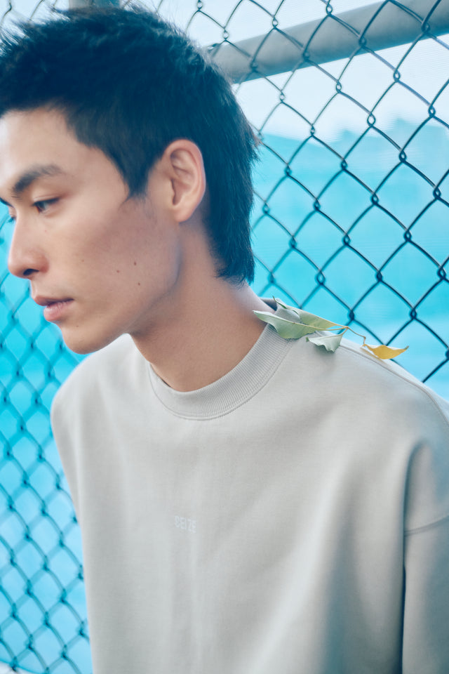 SEIZE - ANTISTATIC LOOSE FIT SWEAT CREW - OVERCAST