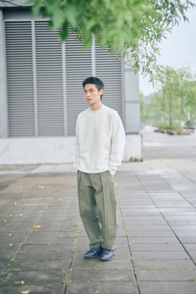 SEIZE - ANTISTATIC LOOSE FIT SWEAT CREW - HARVEST
