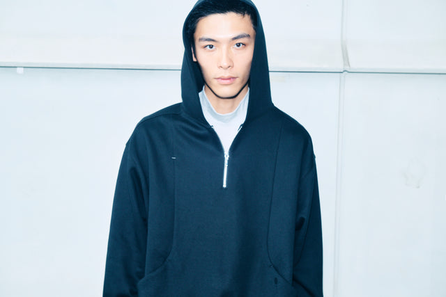 SEIZE - MERINO WOOL MOCK NECK - ICE