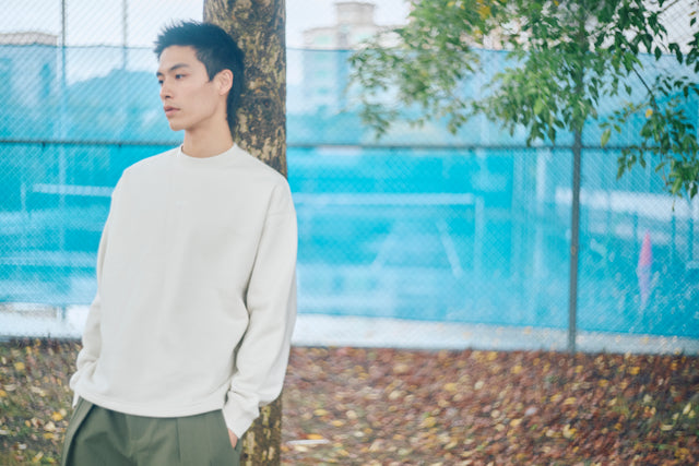 SEIZE - ANTISTATIC LOOSE FIT SWEAT CREW - HARVEST