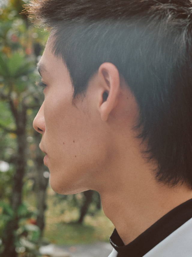 SEIZE - MERINO WOOL MOCK NECK - INK