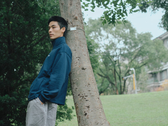 SEIZE - ANTISTATIC HALF ZIP S.C. PULLOVER - VINTAGE BLUE