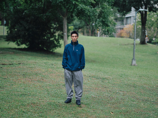 SEIZE - ANTISTATIC HALF ZIP S.C. PULLOVER - VINTAGE BLUE