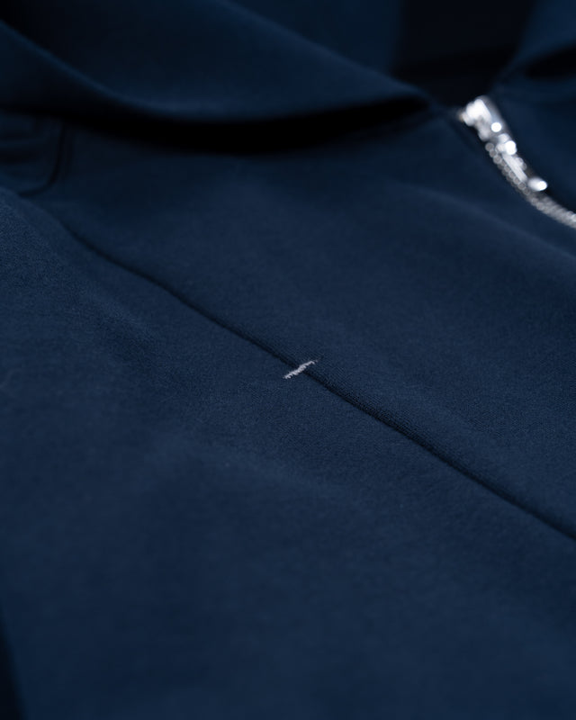 SEIZE - ANTISTATIC HALF ZIP OVERSIZED HOODIE - OCEAN CURRENT