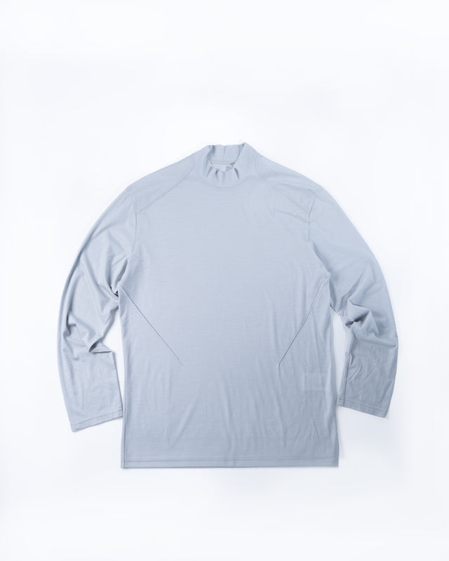 SEIZE - MERINO WOOL MOCK NECK - ICE
