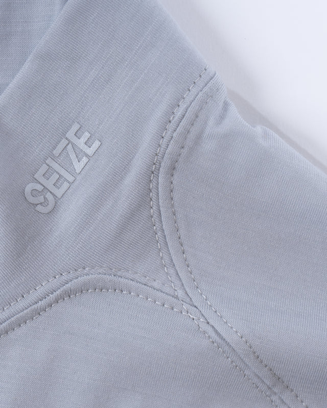 SEIZE - MERINO WOOL MOCK NECK - ICE