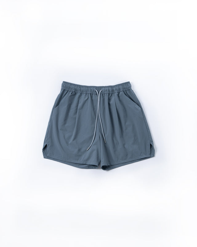 SEIZE - TECH ONE TUCK FROZEN DWR SHORTS - STEEL GREY