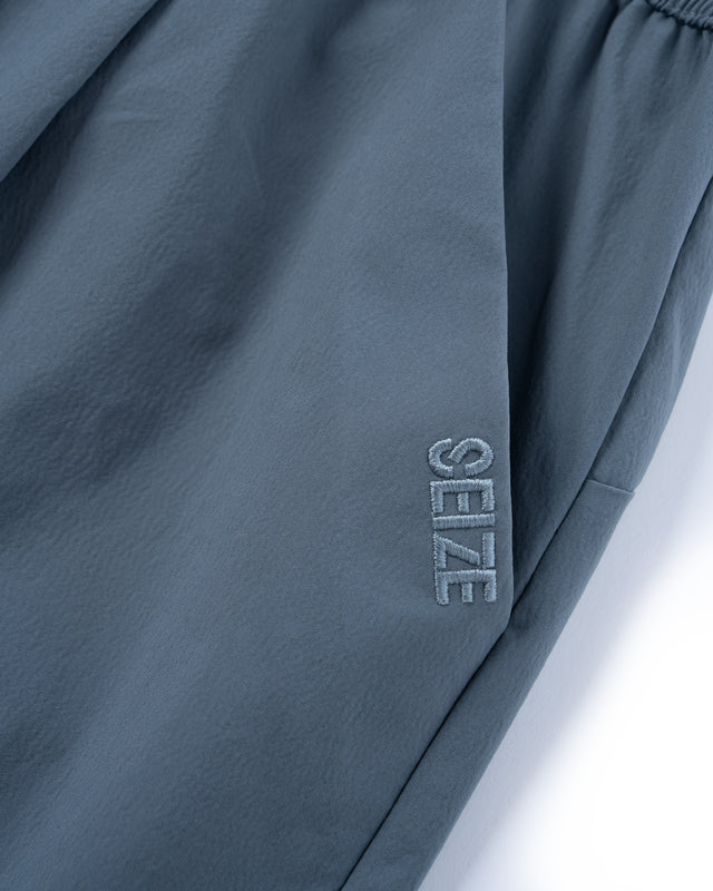 SEIZE - TECH ONE TUCK FROZEN DWR SHORTS - STEEL GREY
