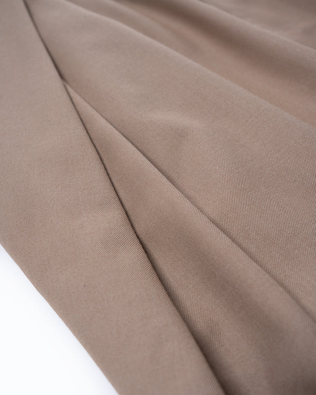SEIZE - TWILL SUITING BALLOON PANTS - DUNE