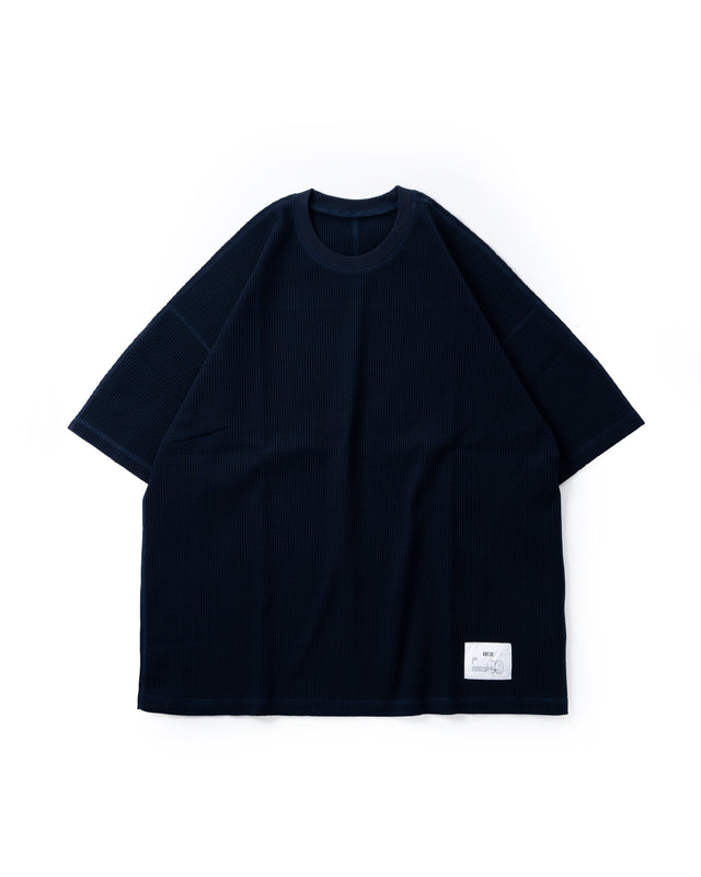 SEIZE - LIGHT WAFFLE S/S TEE - METRO OCEAN
