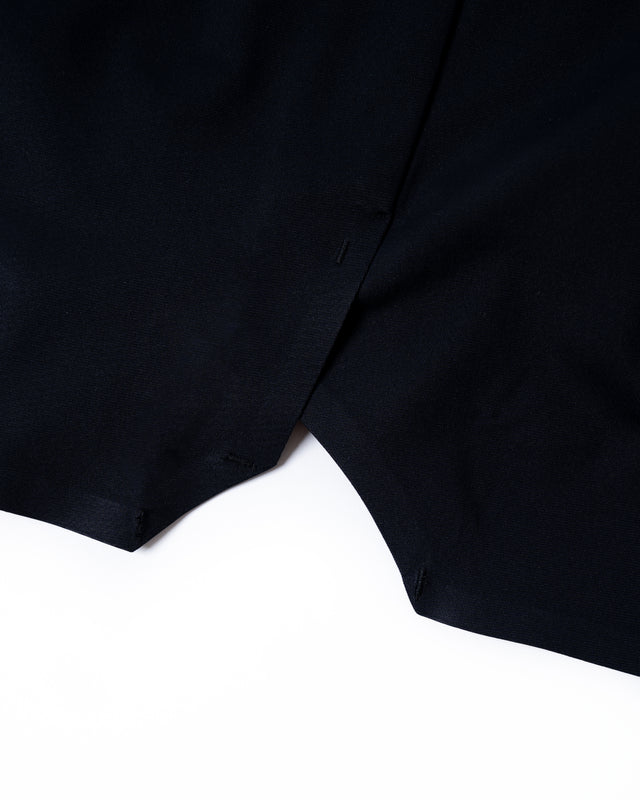 SEIZE - POLYFELX UNI-FORM ONE TUCK SHORTS - OBSIDIAN BLACK