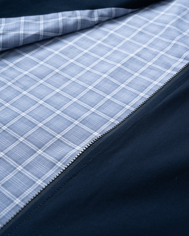 SEIZE - SOLOTEX TWILL DRAWCORD BLOUSON - DEEP MARINE