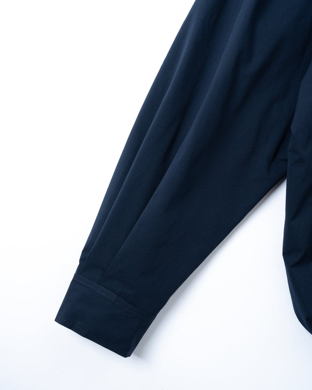 SEIZE - SOLOTEX TWILL DRAWCORD BLOUSON - DEEP MARINE