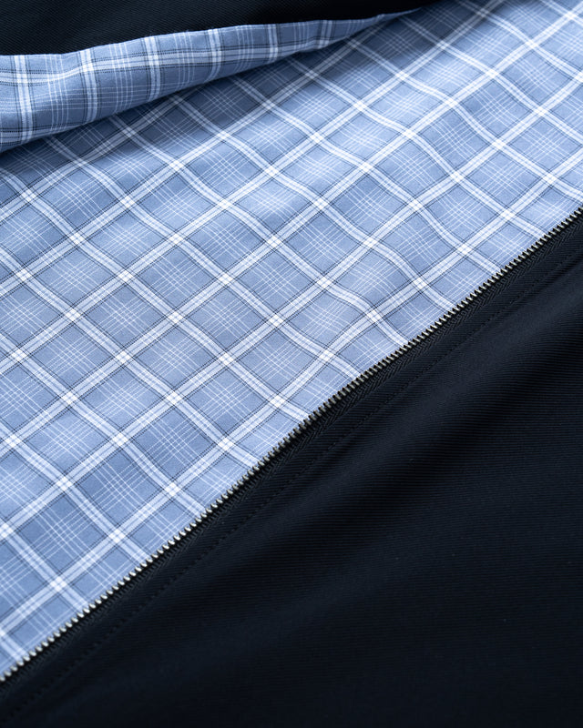 SEIZE - SOLOTEX TWILL DRAWCORD BLOUSON - DARK MIST