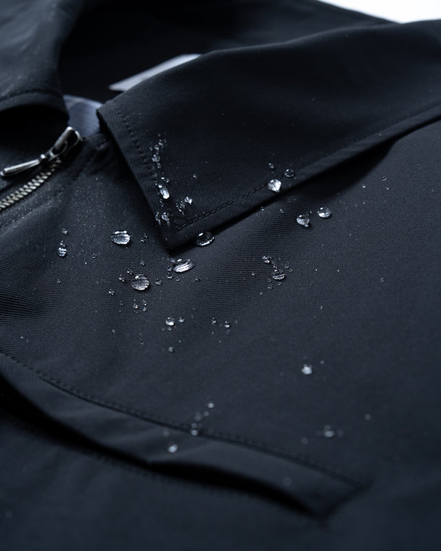 SEIZE - SOLOTEX TWILL DRAWCORD BLOUSON - DARK MIST