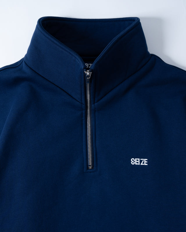 SEIZE - ANTISTATIC HALF ZIP S.C. PULLOVER - VINTAGE BLUE
