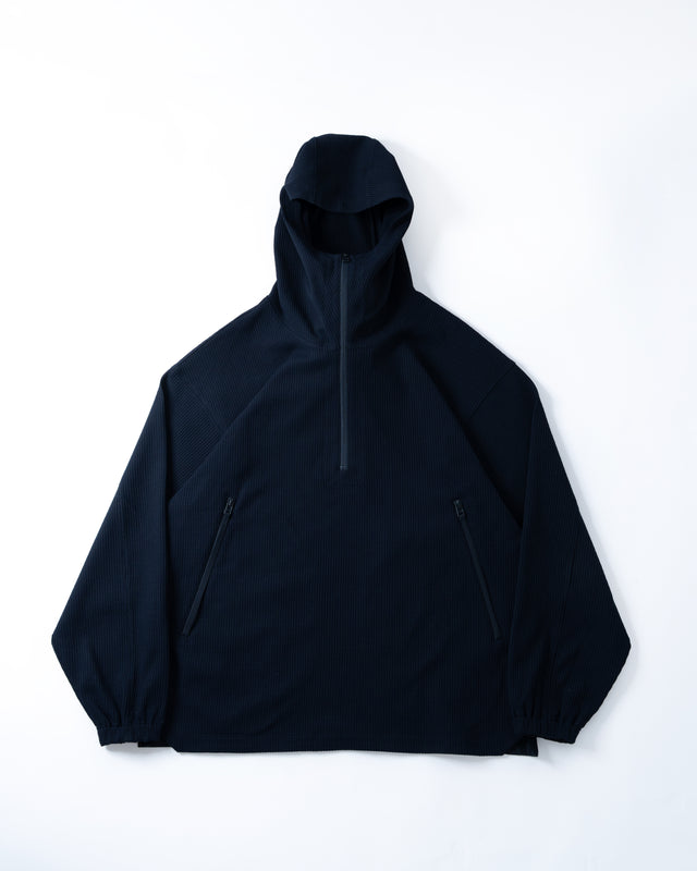 SEIZE - WAFFLE HALF ZIP PULLOVER - METRO OCEAN
