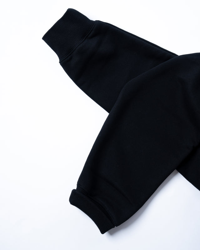 SEIZE - ANTISTATIC LOOSE FIT SWEAT CREW - CORE BLACK