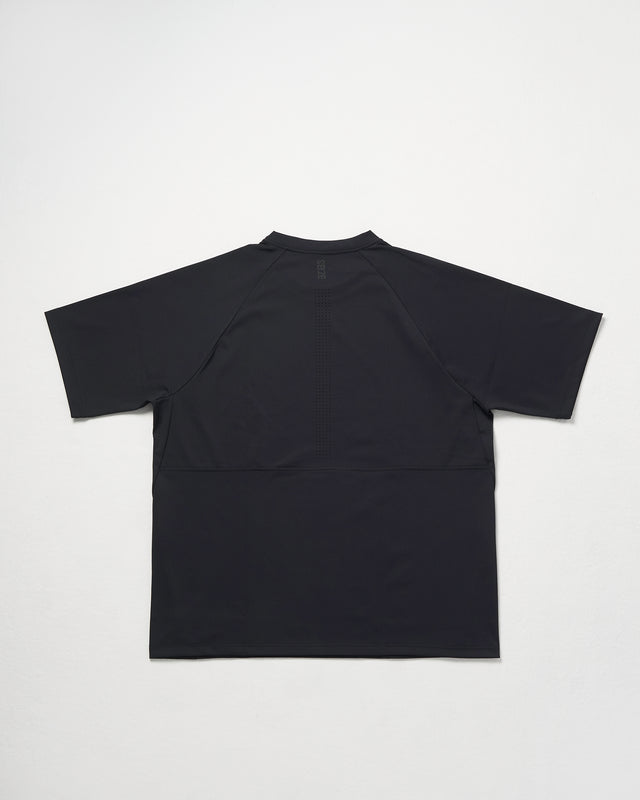 SEIZE - TECH ADV VERSATILITY TEE - MATTE BLACK