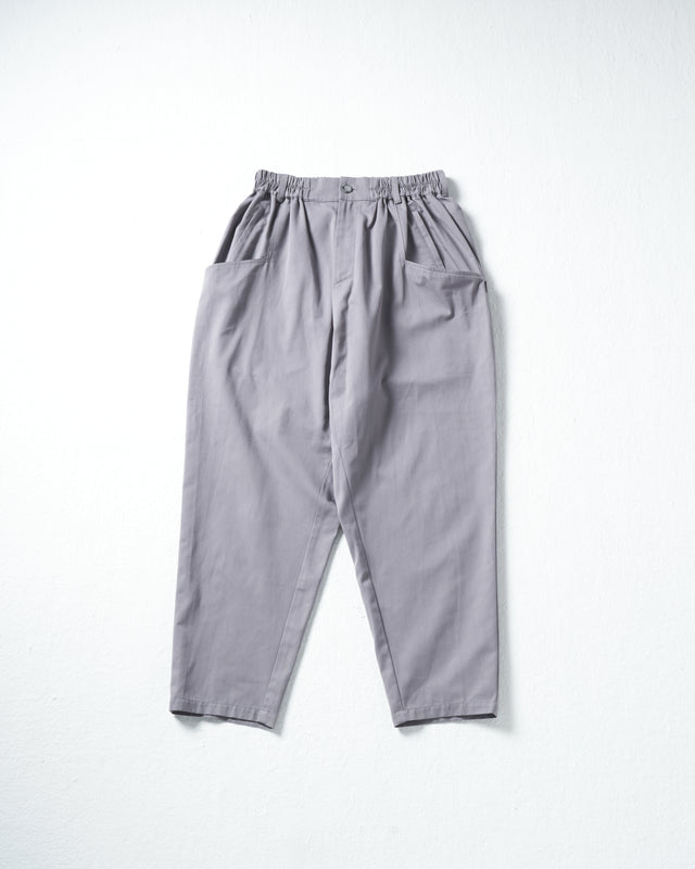 SEIZE - WIDE TAPERED SAROUEL PANTS - TITANIUM GREY