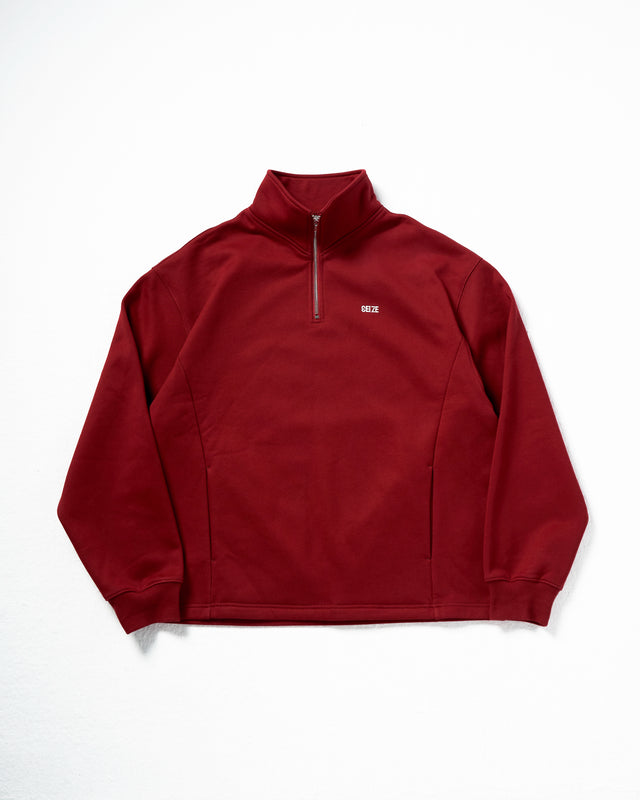 SEIZE - ANTISTATIC HALF ZIP S.C. PULLOVER - CRIMSON RED