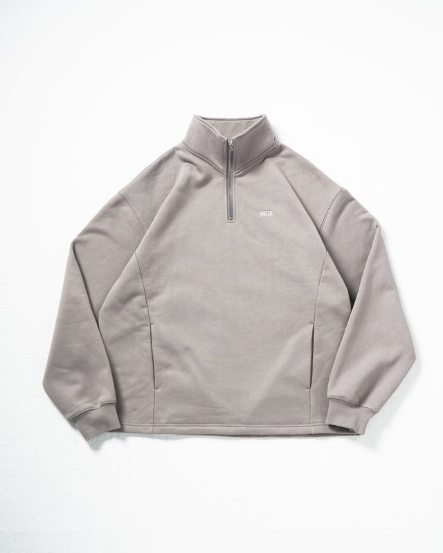 SEIZE - ANTISTATIC HALF ZIP S.C. PULLOVER - SMOKE GREY