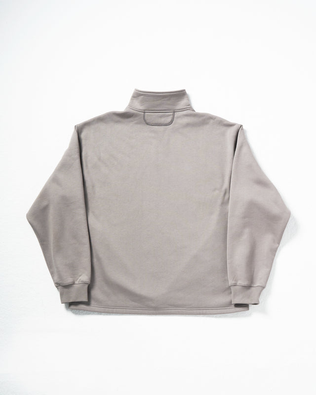 SEIZE - ANTISTATIC HALF ZIP S.C. PULLOVER - SMOKE GREY