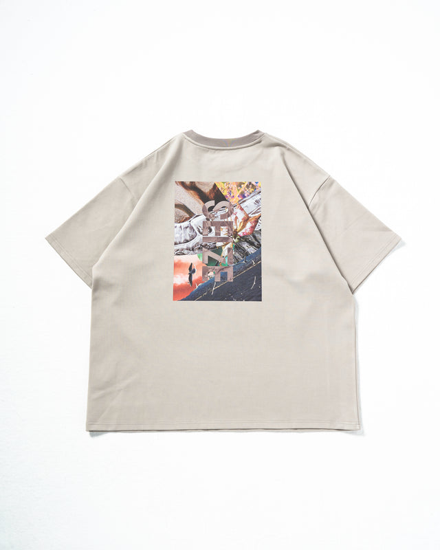 SEIZE - 2ND ANNIVERSARY ELEMENT LOGO TEE - SAND GREY