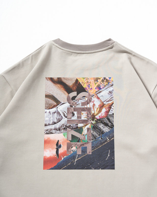 SEIZE - 2ND ANNIVERSARY ELEMENT LOGO TEE - SAND GREY