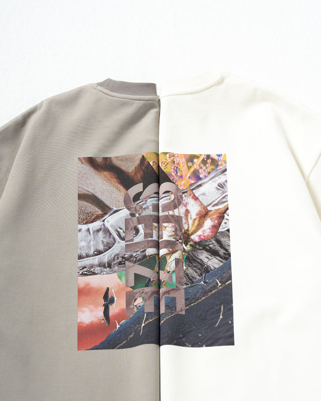 SEIZE - 2ND ANNIVERSARY ELEMENT LOGO TEE - SAND GREY