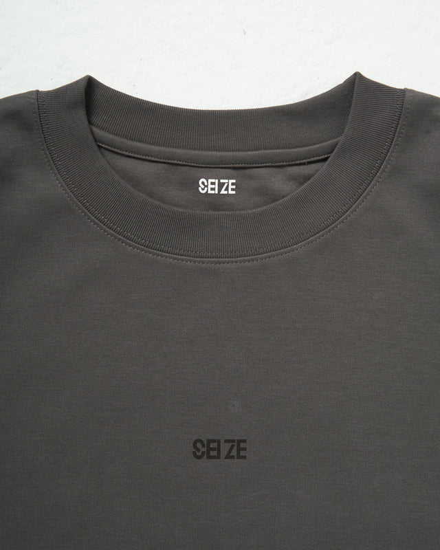 SEIZE - COOLTOUCH DAILY TEE - SANDALWOOD GREY