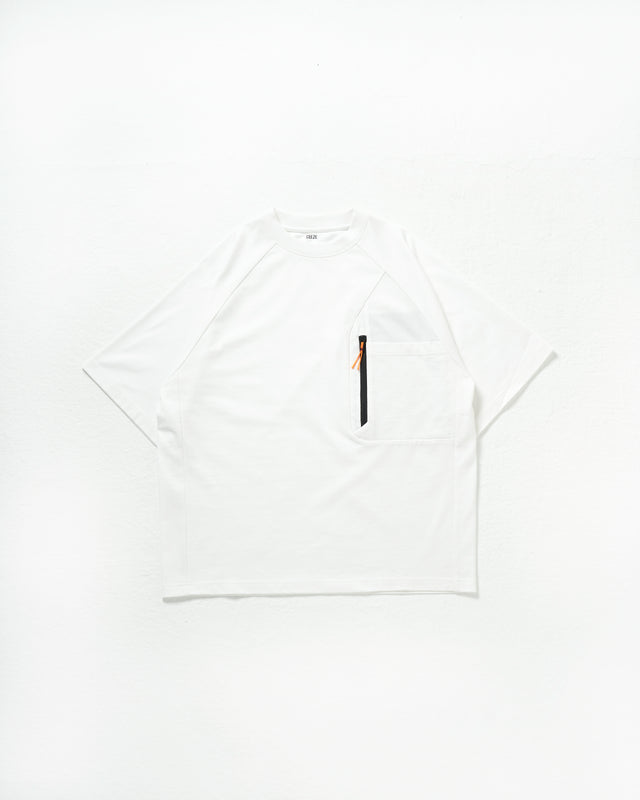 SEIZE - FUNCTIONAL POCKET TEE - MOON WHITE