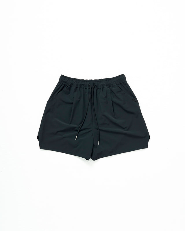 SEIZE - TECH ONE TUCK FROZEN SHORTS - NOIR
