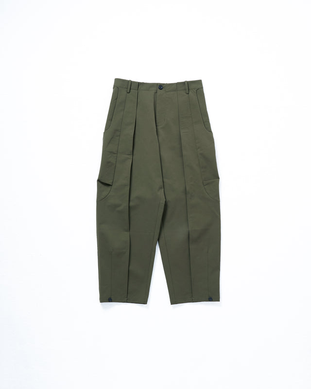 SEIZE - 003 AXIS TAPER UTILITY PANTS - EVERMOSS