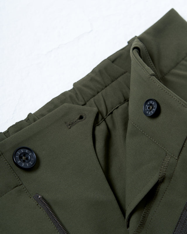 SEIZE - 003 AXIS TAPER UTILITY PANTS - EVERMOSS