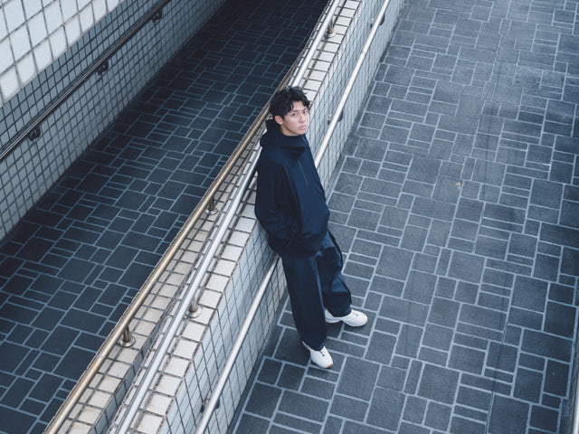 SEIZE - WAFFLE HALF ZIP PULLOVER - METRO OCEAN