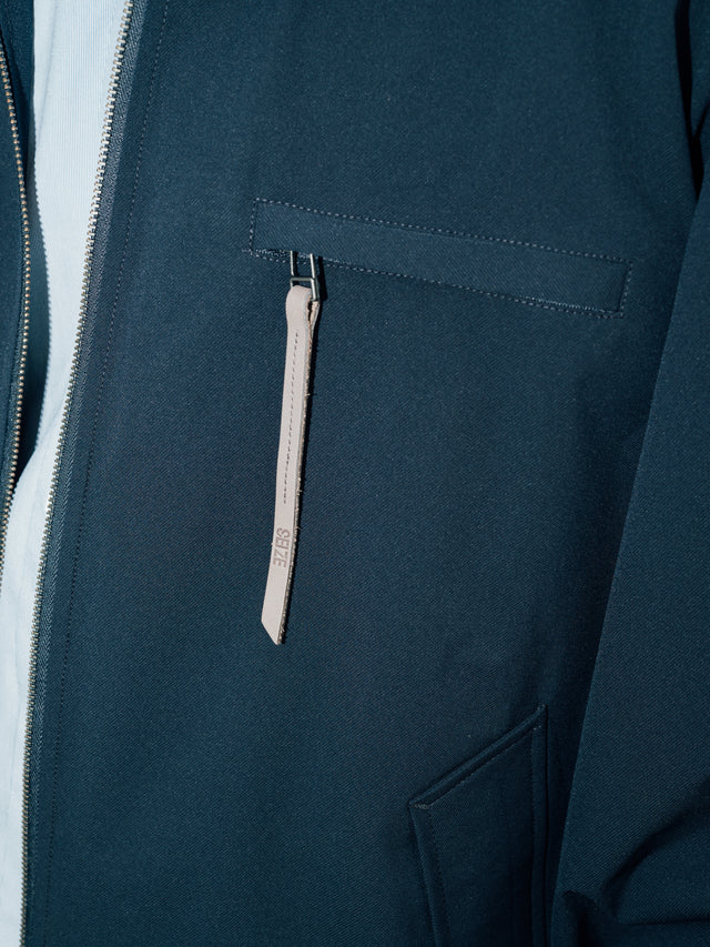 SEIZE - SOLOTEX TWILL DRAWCORD BLOUSON - DEEP MARINE