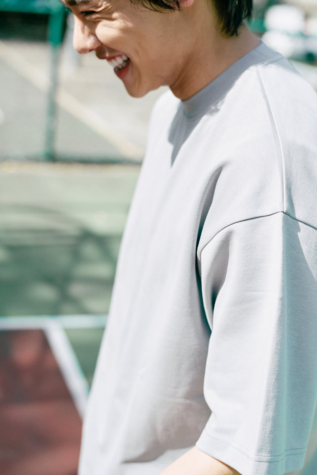 SEIZE - COOLTOUCH DAILY TEE - SAGE GREY