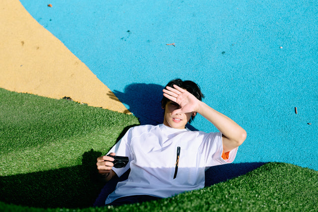 SEIZE - FUNCTIONAL POCKET TEE - MOON WHITE