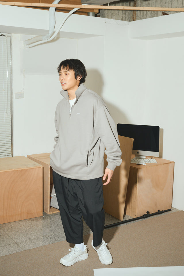 SEIZE - ANTISTATIC HALF ZIP S.C. PULLOVER - SMOKE GREY