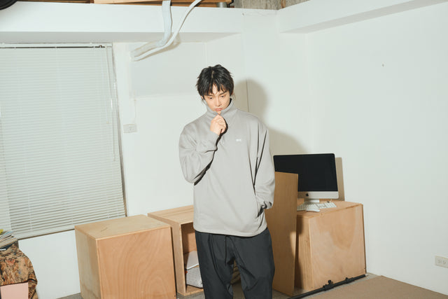 SEIZE - ANTISTATIC HALF ZIP S.C. PULLOVER - SMOKE GREY